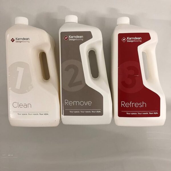 Karndean trio - Routine cleaner 2L, refresh 2L and remove 2L