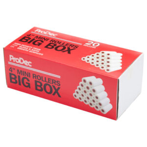ProDec 4" mini rollers big box (20 rollers)