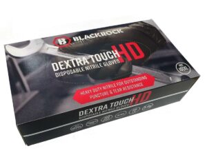Blackrock dextra touch HD disposable nitril gloves