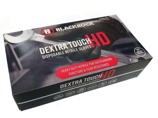 Blackrock dextra touch HD disposable nitril gloves