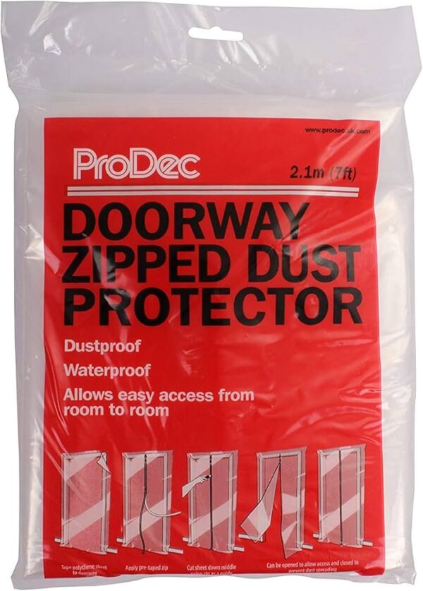 ProDec doorway zipped dust protector