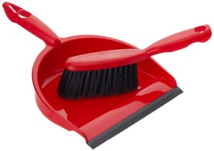 Robert Scott professional red dustpan and brush set