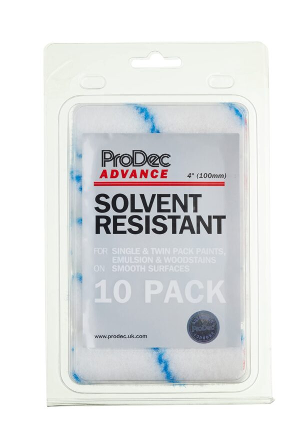 ProDec Solvent Resistant Mini Roller Refill 10 Pack