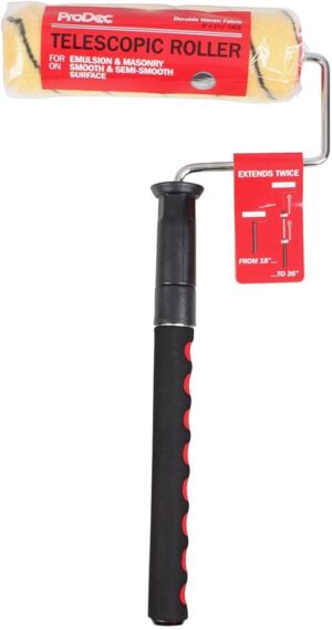 Prodec 9" x 1.75" telescopic frame and medium pile paint roller