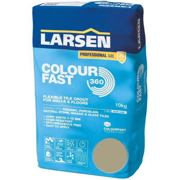 Larsen colour fast 360 grout
