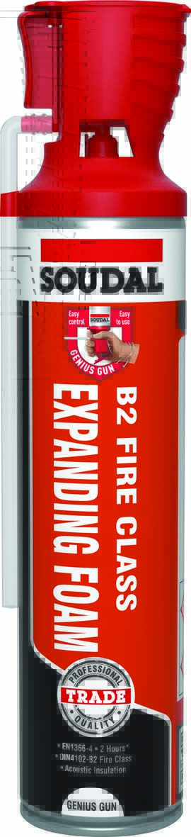 Soudal B2 fire & acoustic foam 600ml
